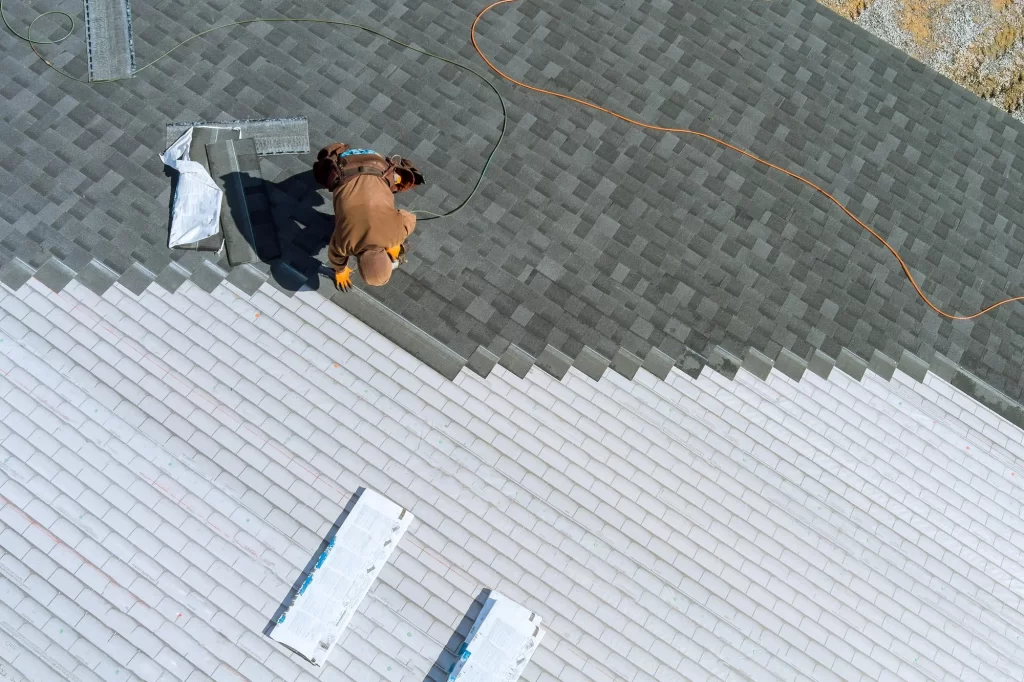 Shingle roofing